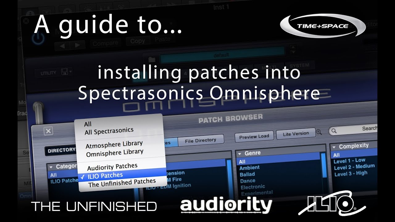 Omnisphere User Patches Not Showing