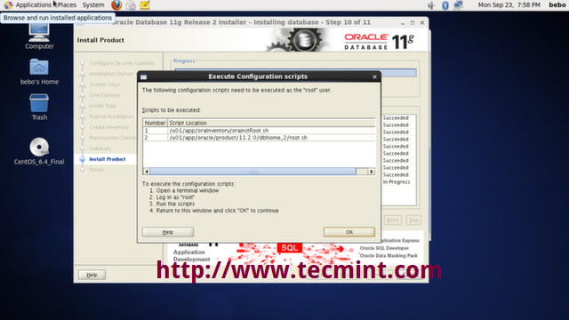 Centos 7 Silent Install Oracle Client 11gr2